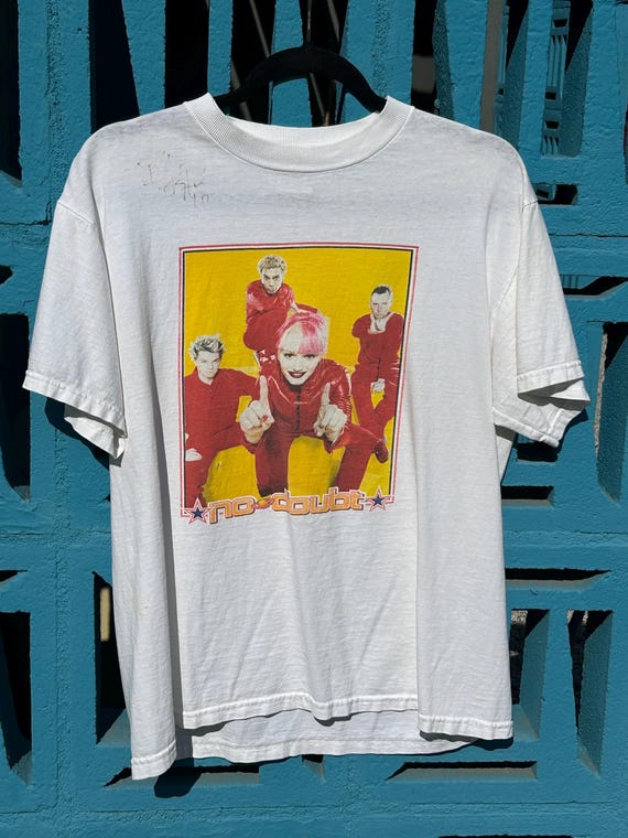 Rare!! 00's No Doubt Alternative Rock Band Punk Tour T-shirt