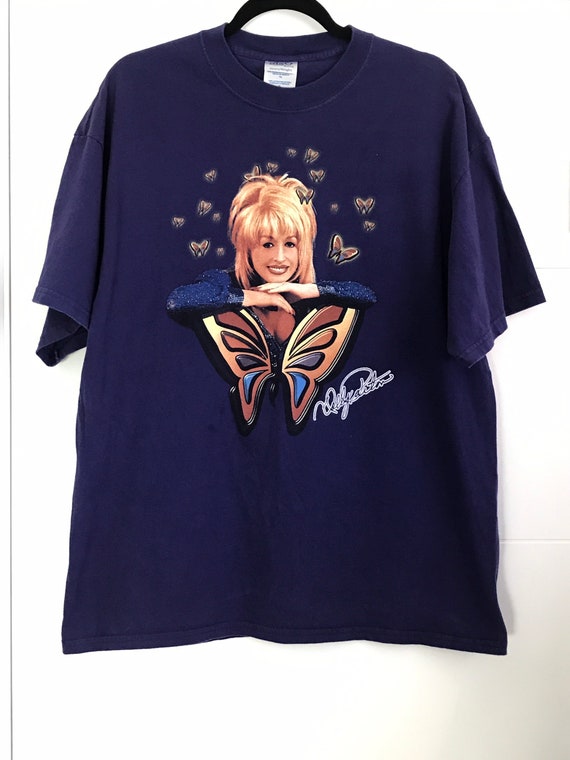 Rare Vintage 90s Dolly Parton Dollywood Butterfly… - image 1