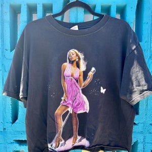 Maglietta corta vintage Mariah Carey 2006 Adventures of Mimi Tour L/XL