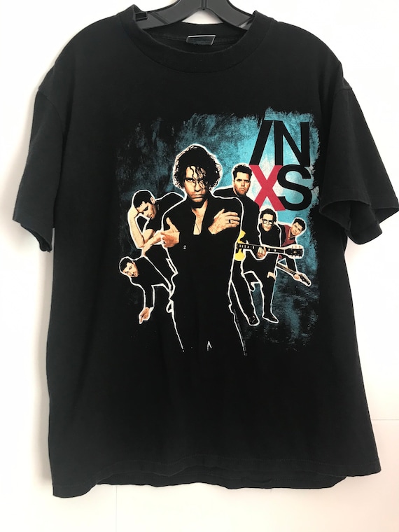 Vintage INXS 1990 Tour Concert T-Shirt Size XL - image 1