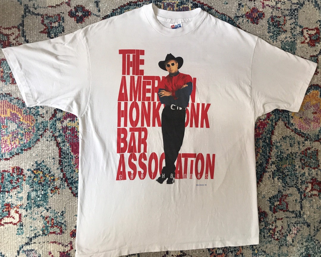Vintage Garth Brooks 1993 American Honky Tonk Bar Association Tour XL ...