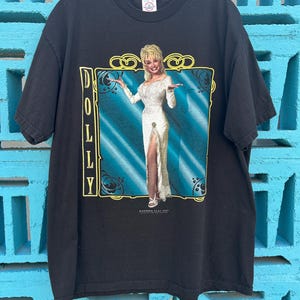 Vintage Y2K 2002 Dolly Parton Dollywood souvenir T Shirt XL/XXL