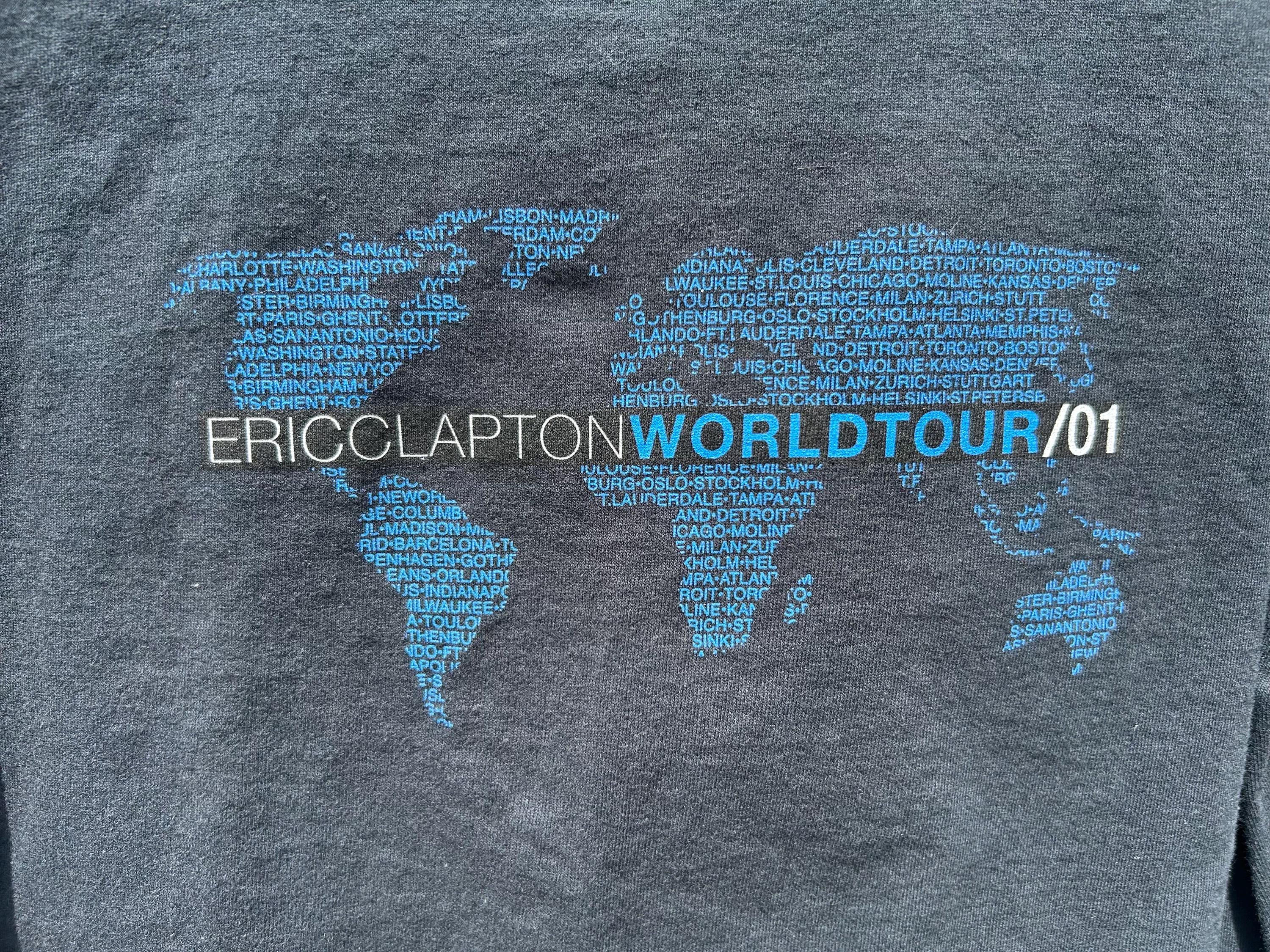 ヴィンテージ 2001 エリック・クラプトン ワールドツアー Tシャツ L
