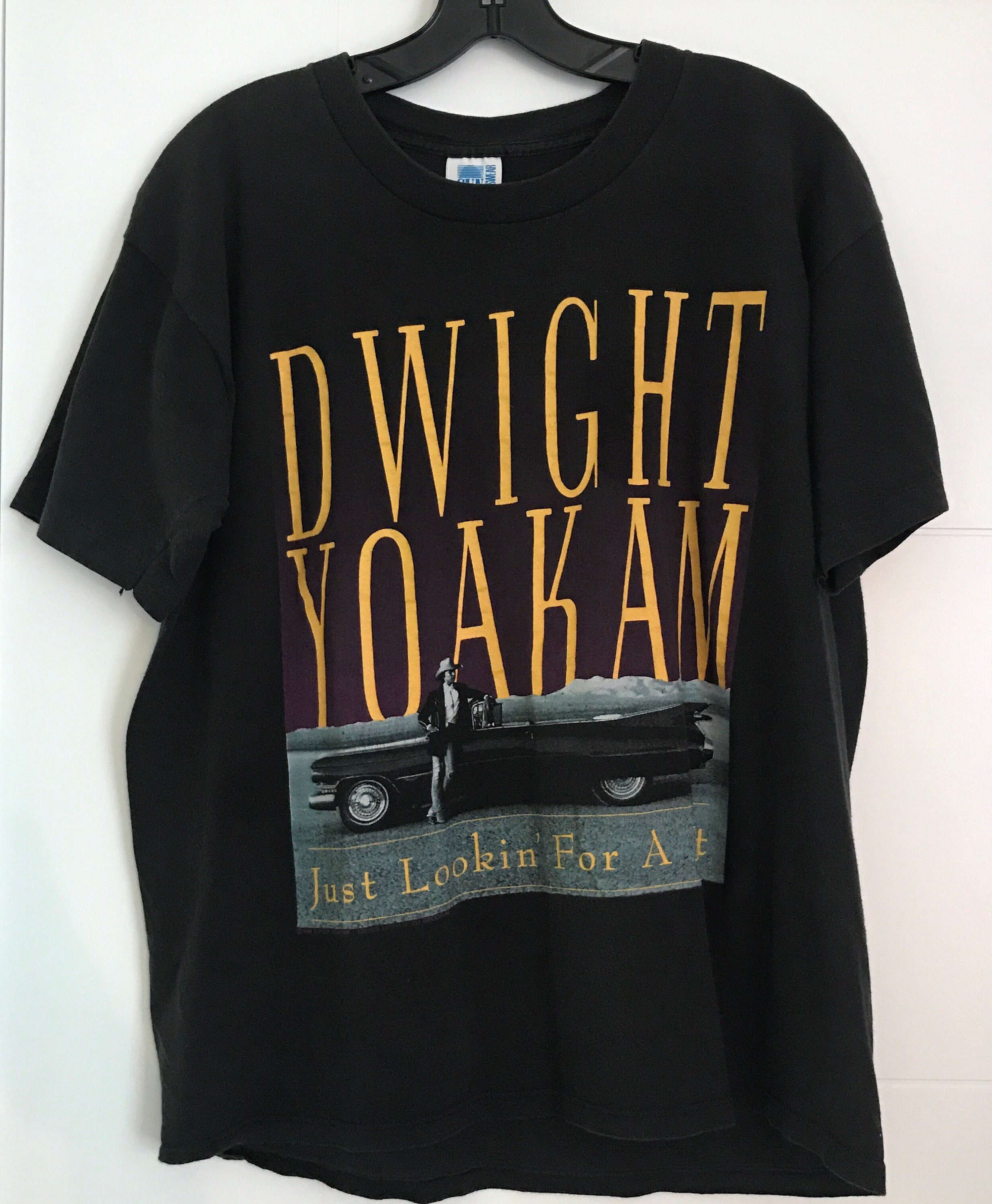 Vintage Dwight Yoakam 1989 Just Looking For A Hit T-Shirt | Etsy