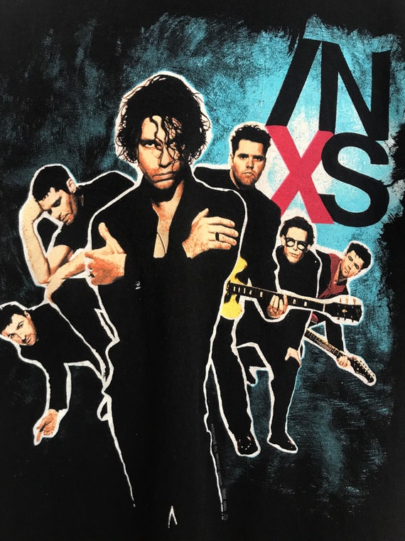 Vintage INXS 1990 Tour Concert T-Shirt Size XL - image 3