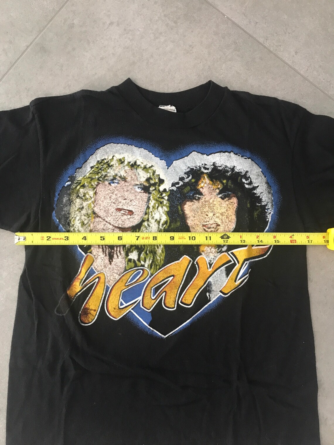 Vintage 1980 Heart Concert TShirt Sz. Small Band Tee Etsy