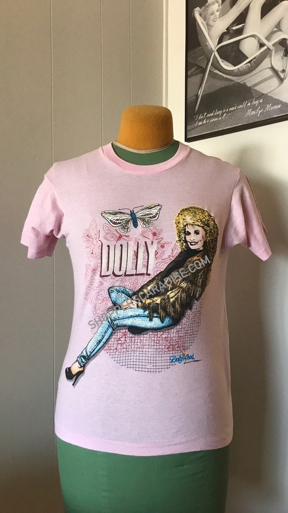 Vintage Dolly Parton 1987 Dollywood Souvenir Pink 