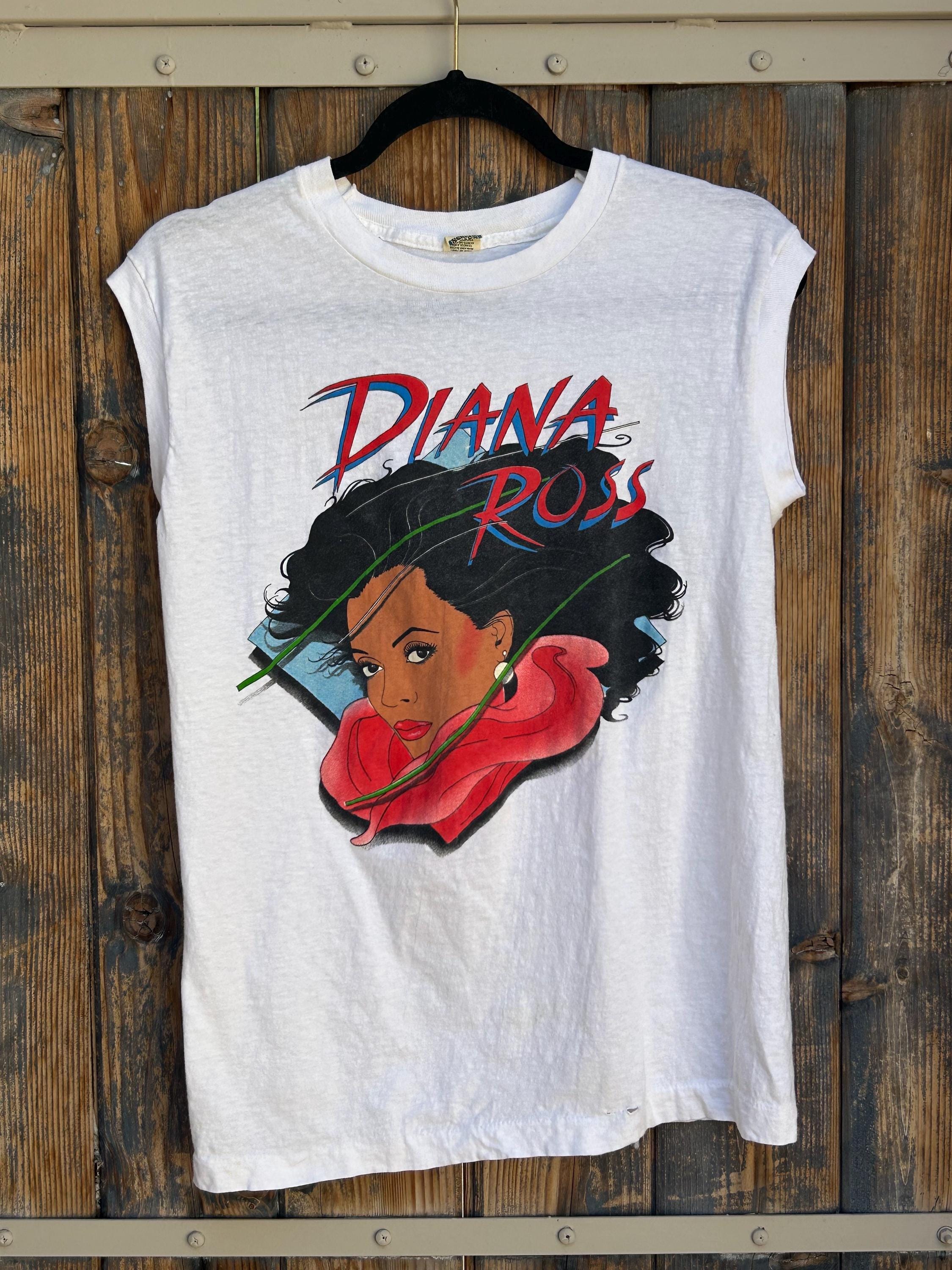 80s Tshirts Supreme Diana Ross Shirt Vintage Diana Ross And The