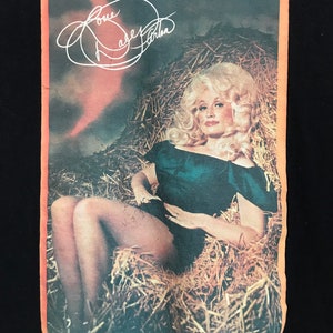 Vintage 1978 Dolly Parton Bügelbild T Shirt XL