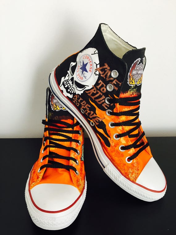 harley davidson chuck taylors