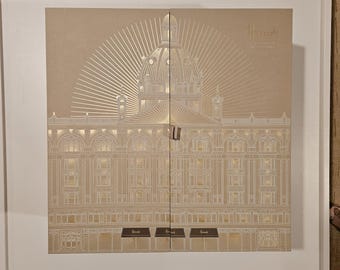 Harrods Gold Silver 25 Days of Beauty Empty Advent Calendar 2025