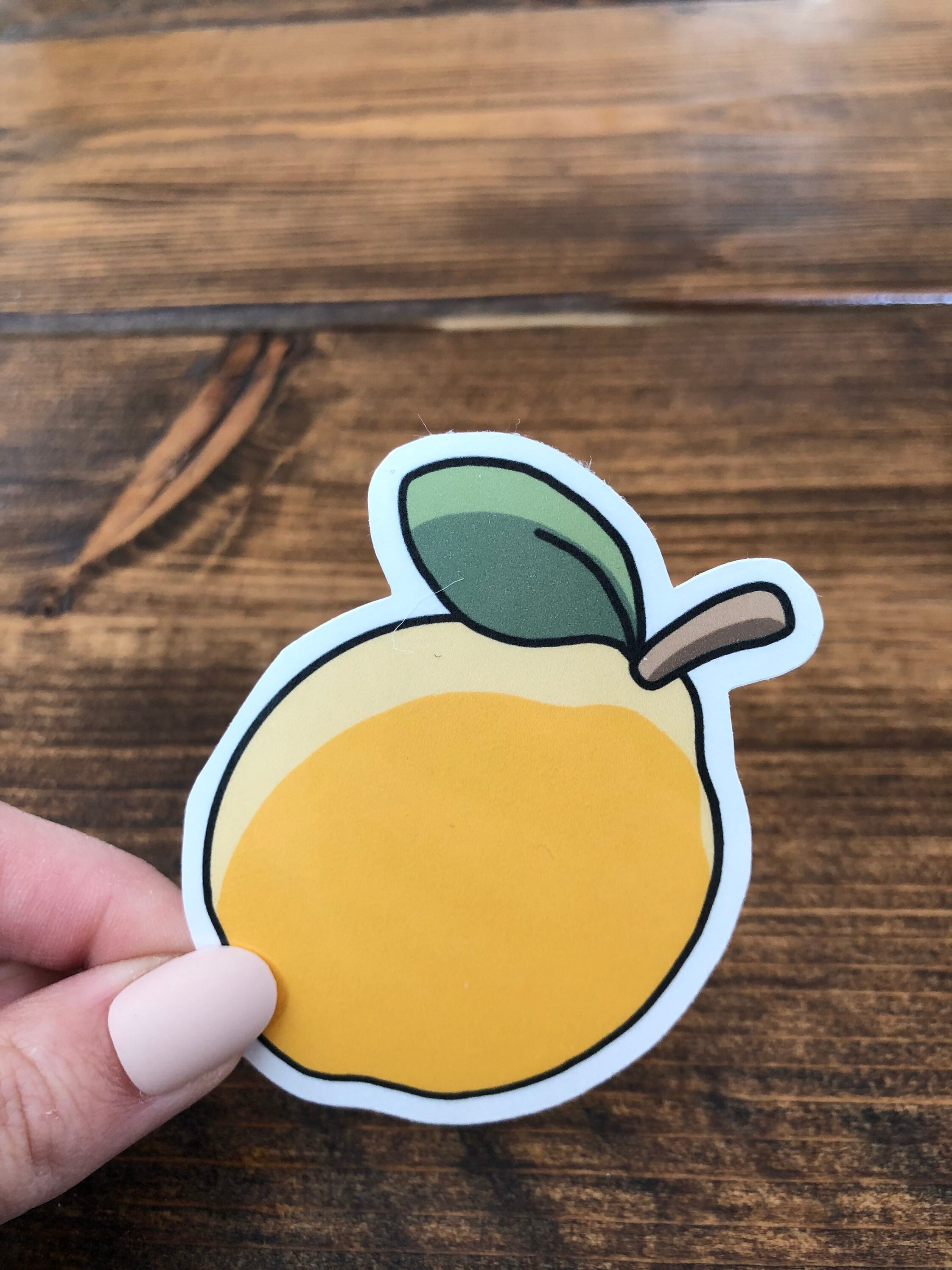 Lemon Sticker Cute Sticker Boho Sticker Fruit Sticker Etsy