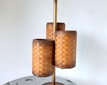 Portaombrelli antico in rattan / Germania