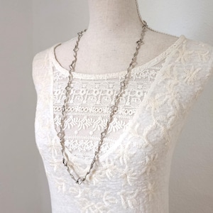 Collar de plata vintage