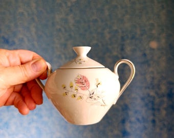 Small ceramic sugar bowl / Mitterteich Bavaria Germany