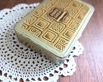 Vintage Anden Gold Cigarette Case Tin