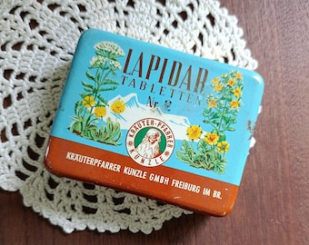 Lata antigua de la marca Lapidar Germany