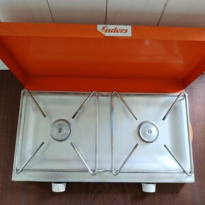 Vintage Enders campingfornuis | Retro gasfornuis met 2 branders