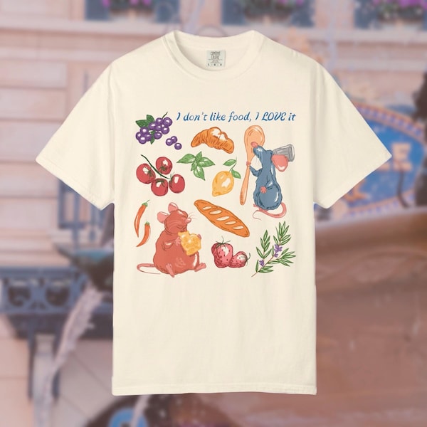 Love Food Comfort Colors T-shirt