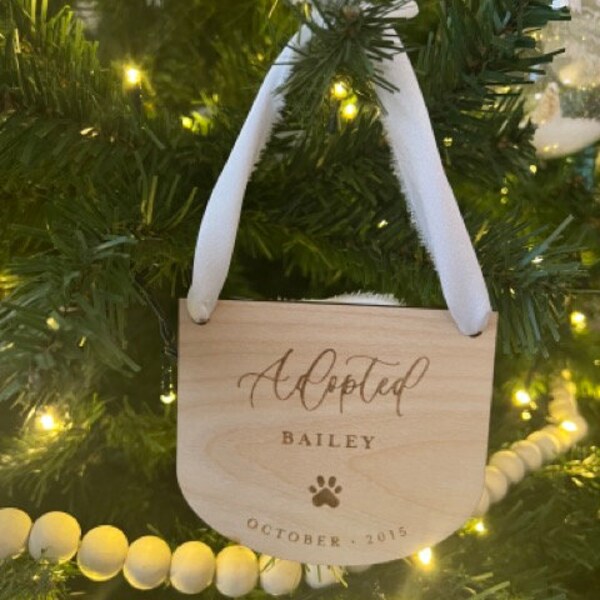 Adorno de Navidad para perros con nombre personalizado, adorno para mascotas, adorno para perros personalizado, Navidad con nombre de perro, adorno para perros