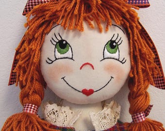 Patrón de muñeca de tela grande: Patrones digitales para el cuerpo y la ropa de la muñeca artística Miss Molly de 81 cm (descarga en PDF)