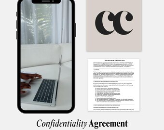 Non-Disclosure Agreement Template | NDA Contract | Confidentiality Agreement | Independent Contractor Legal