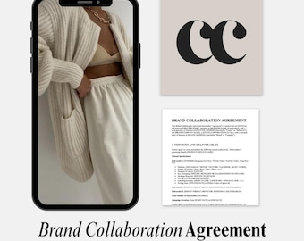 Brand Collaboration Agreement | Influencer Legal Contract Template
