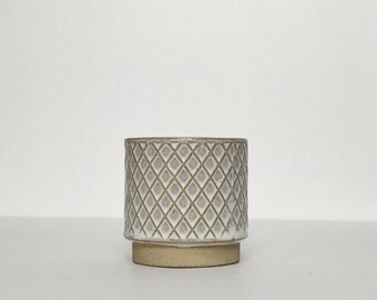 White Glazed Succulent Planter