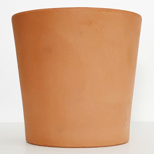 Terracotta Pot Planter Matte Satin Painted Terra Cotta Pottery Etsy