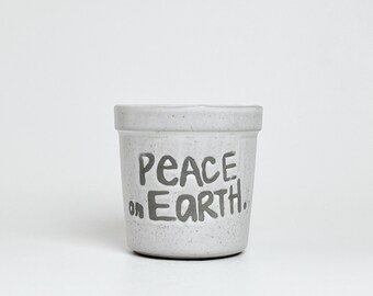 Peace on Earth Planter