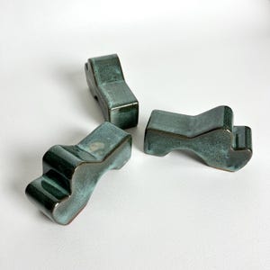 Large Glazed Planter Feet - set of 3