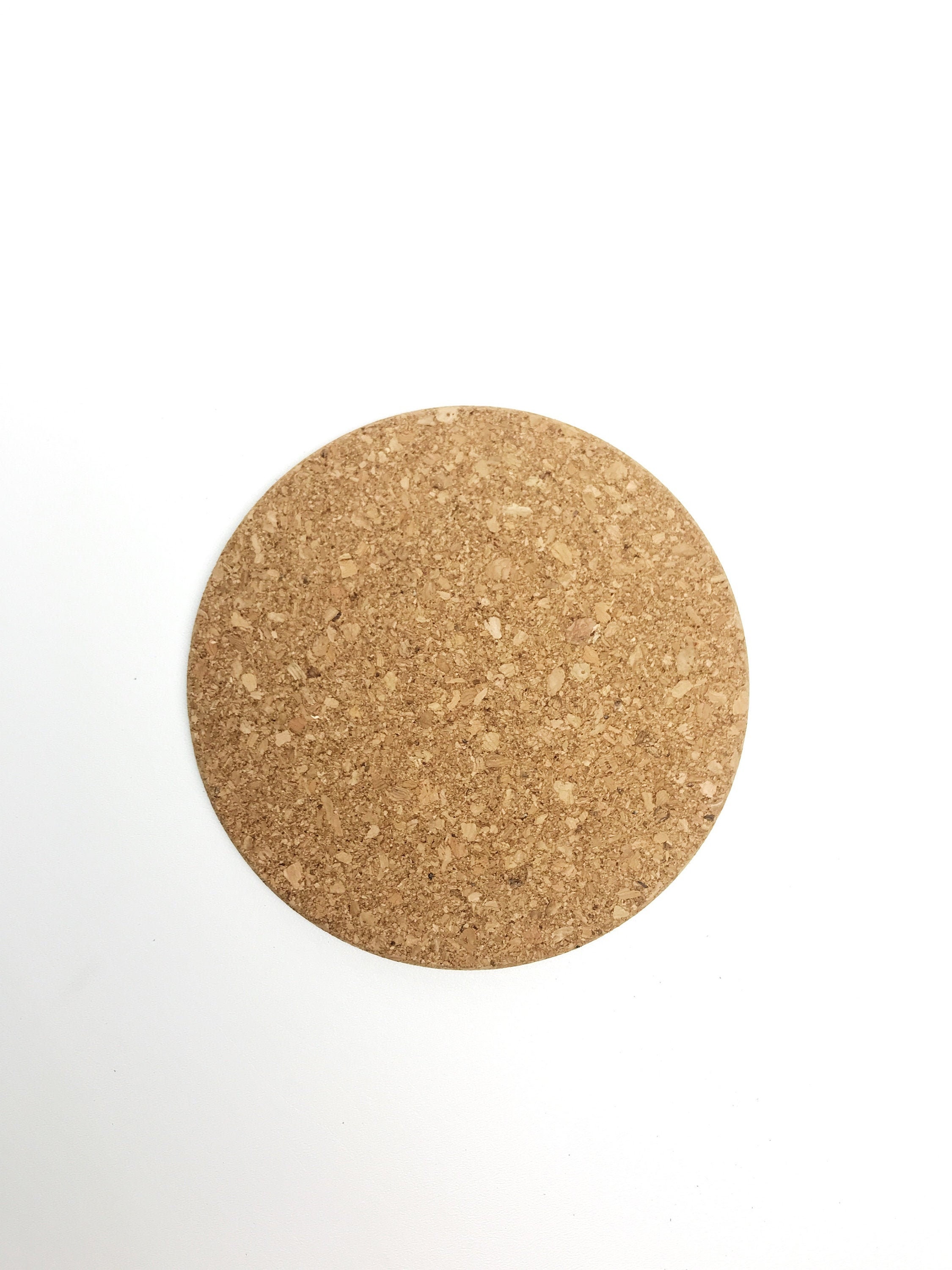 Medium / Large Cork Plant Coaster Etsy