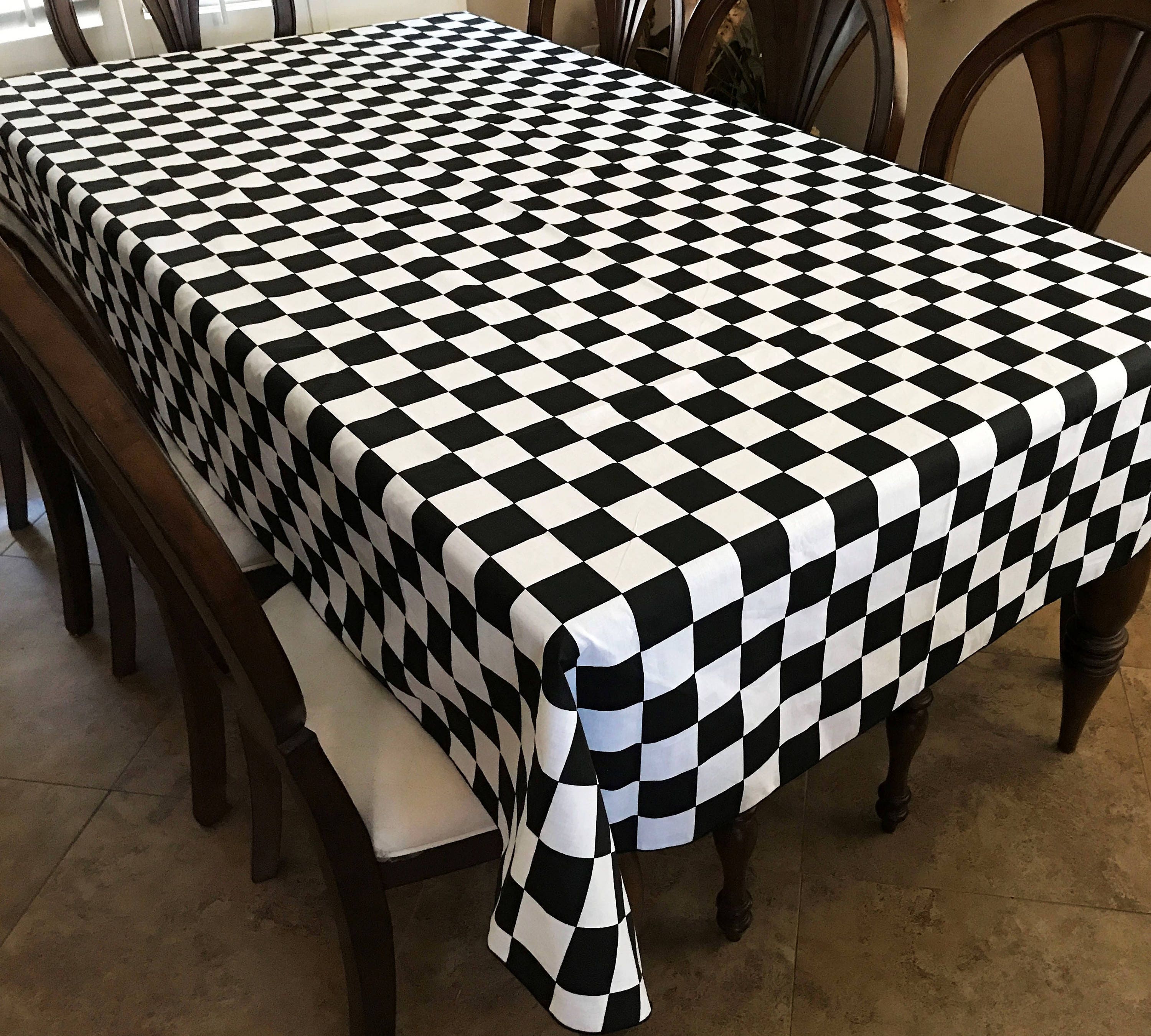 Black and White Checkerboard Etsy UK