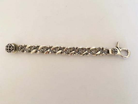 Authentic A&G Sterling Silver Vintage Link Bracelet With