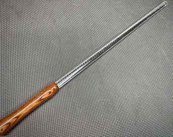 Handcrafted Acrylic Cane with Spectraply Wood Handle