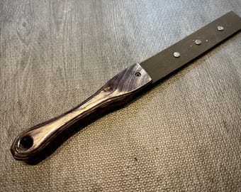 Rubber Strap - Studded - Spanking Paddle - Handcrafted, Custom BDSM Kink Toy