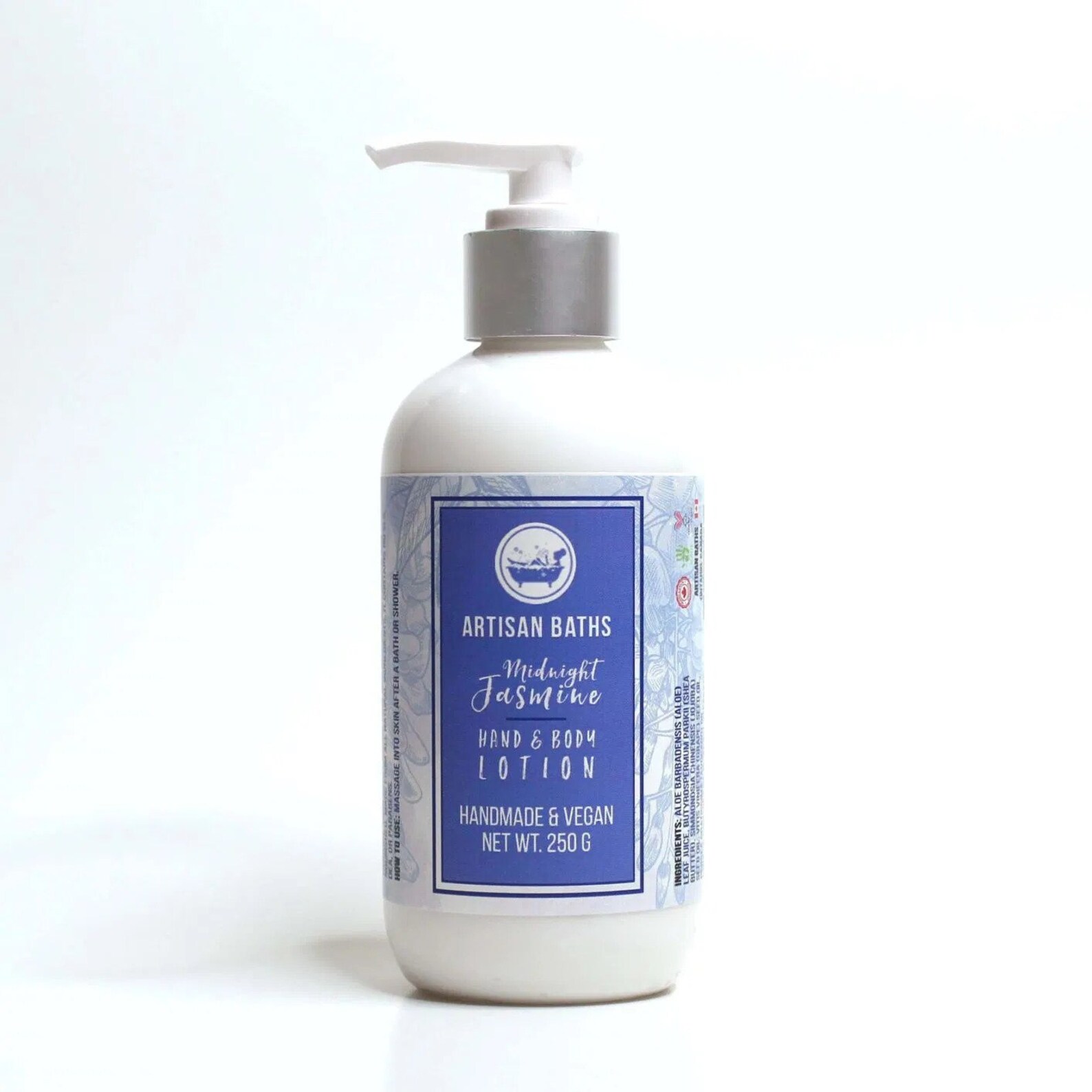 Hand & Body Lotion Jasmine Eucalyptus Mint Vanilla Aqua Etsy