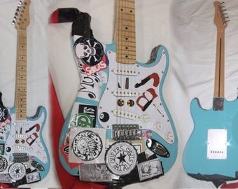 1997 BJ ギター ビリー ジョー アームストロング グリーン デイ ブルー