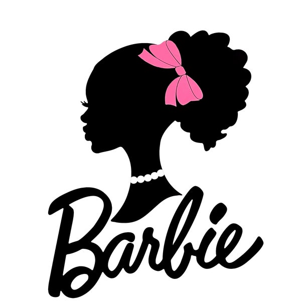 Black Doll Curly Afro SVG | Black babe svg | Babe heart png | Transparent Digital file of Afro Babe PNG file | black babe shirt