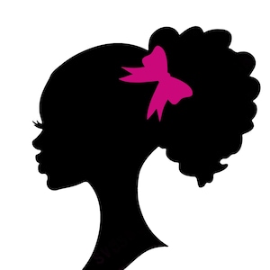 Silueta de la cabeza de barbie on sale