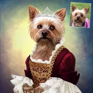 Dog Memorial Canvas, Custom Vintage Pet Portraits, Tribute to Cherished Pets, Unique Gift for Pet Lovers,Keepsake for Pet Remembrance