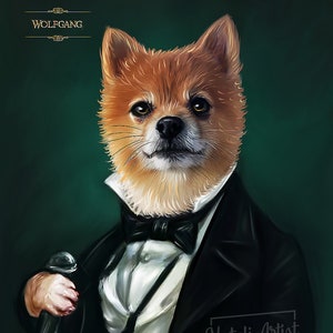 Pet memorial gift, Dog portrait, Pet painting, pet loss gift, Dog painting, custom dog portrait, cat portrait, pet gift, royal dog, art