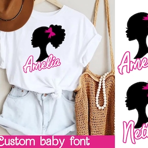 Barb Head SVG I « anniversaire de bébé svg I Poupée tête de poupée Svg Silhouette Silhouette femme I Svg tête de poupée Cricut Silhouette Design