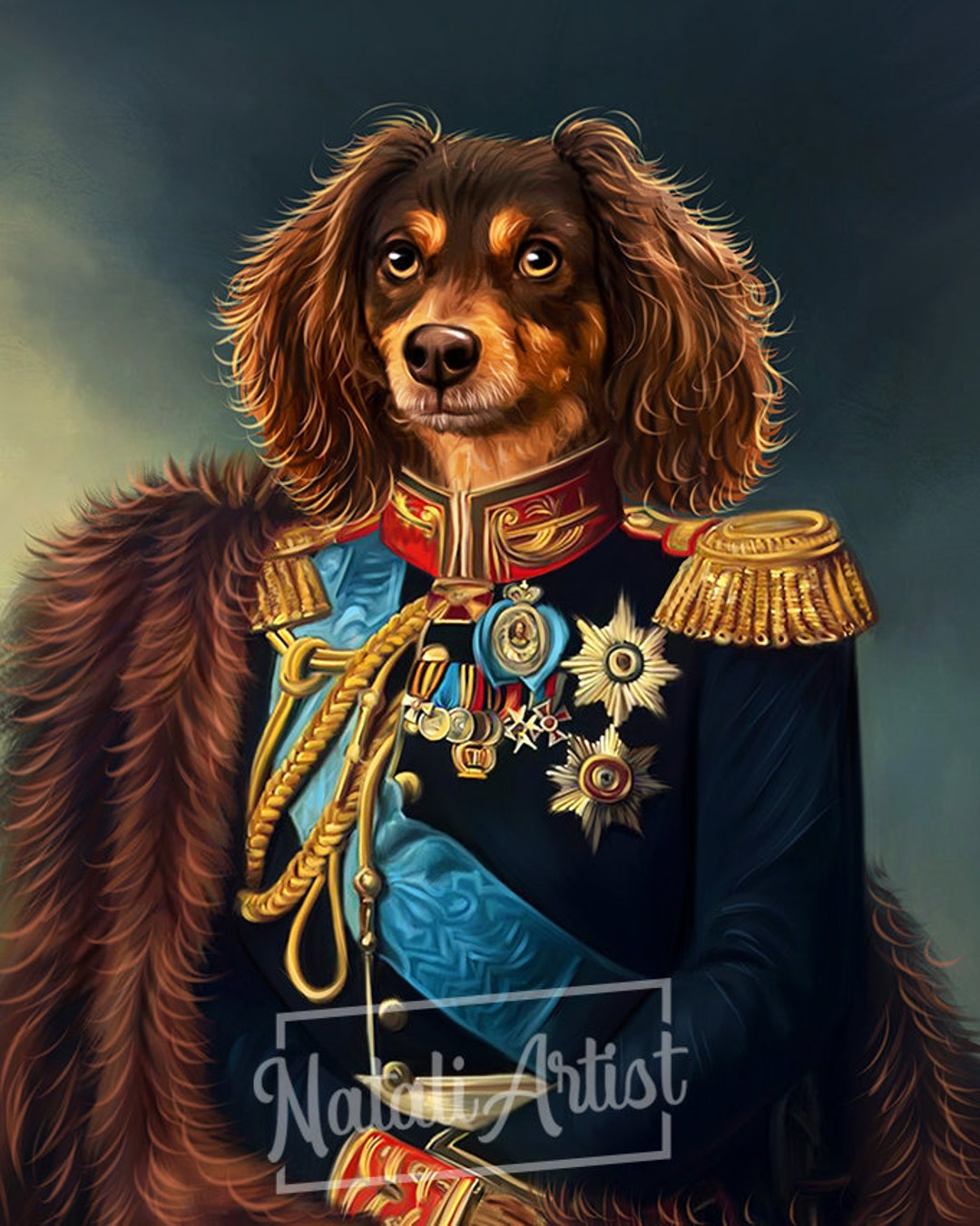 Custom Renaissance Pet Portrait - Royal King or Queen Canvas Art - Etsy