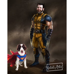 Custom Iron Man Child Portrait – Superhero Wall Art from Photo image 10