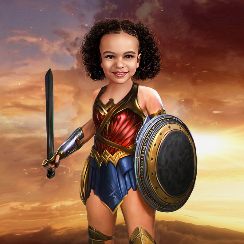Custom Iron Man Child Portrait – Superhero Wall Art from Photo image 4