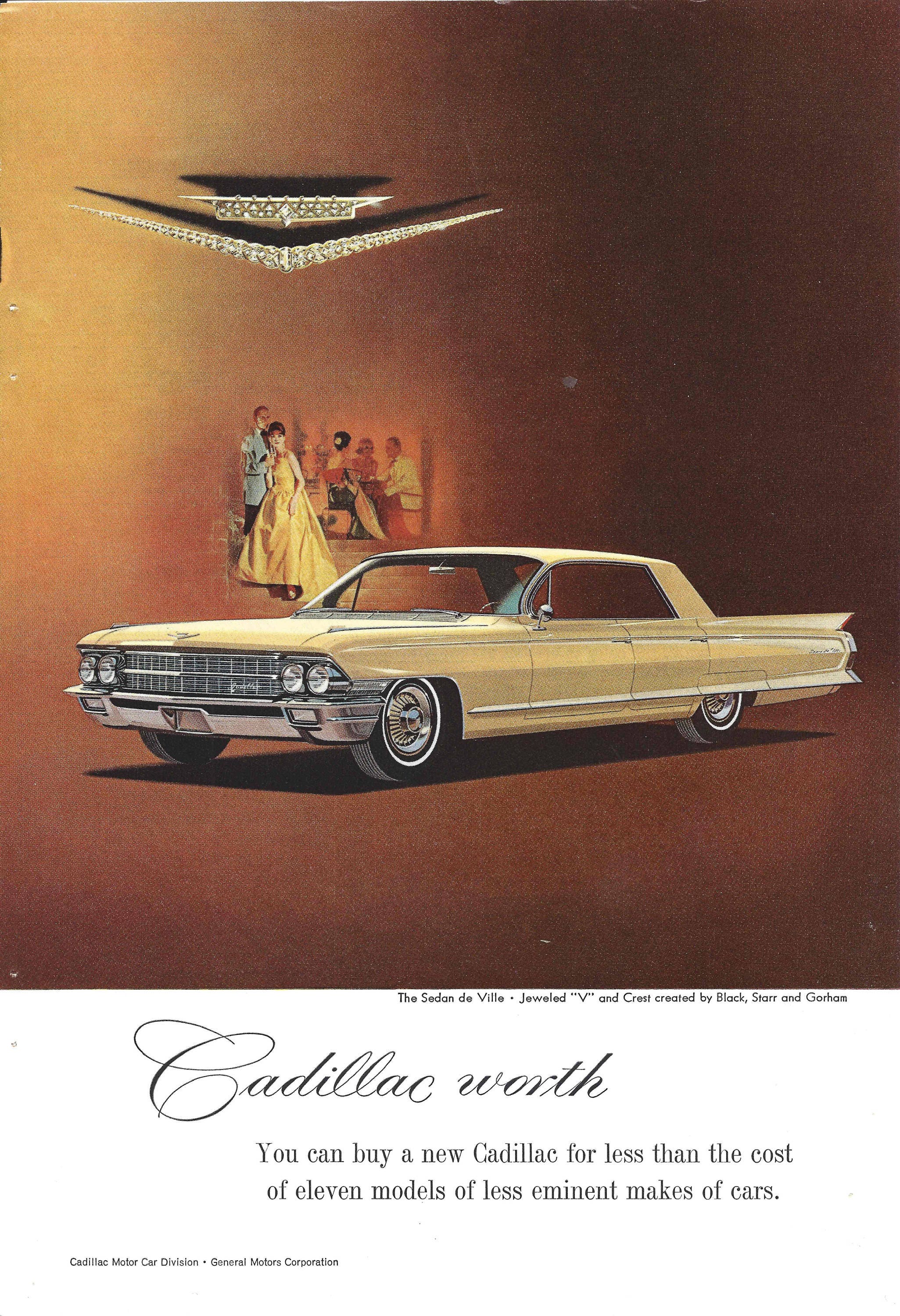 1962 Print Ad Cadillac Sedan De Ville Jeweled v | Etsy