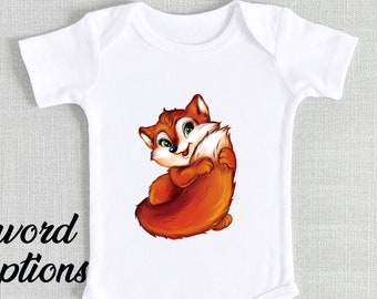 Fox Baby Onesie® Kids Toddler Shirt, Woodland Animal Baby Clothes, Cute Newborn Coming Home Outfit, Little Fox New Baby Gift Infant Bodysuit