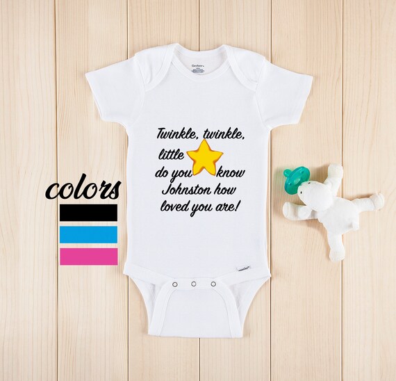 twinkle twinkle little star baby outfit
