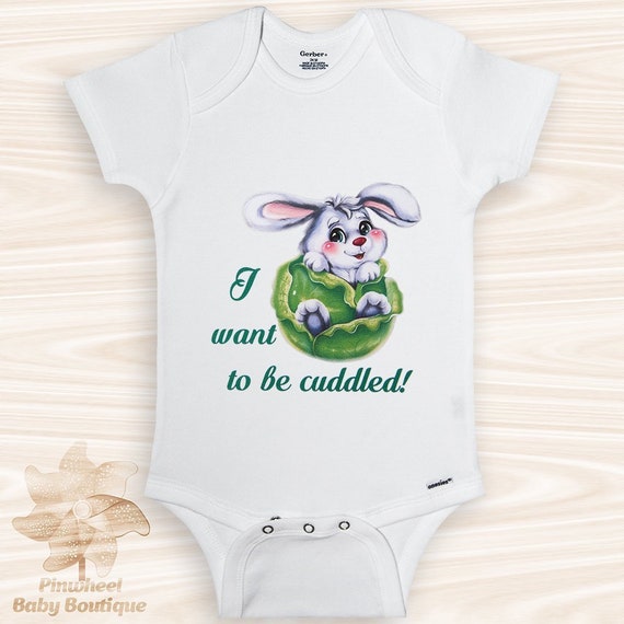 easter bunny onesie baby